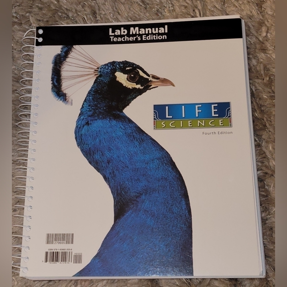 BJU Life Science Lab Manual 7th grade